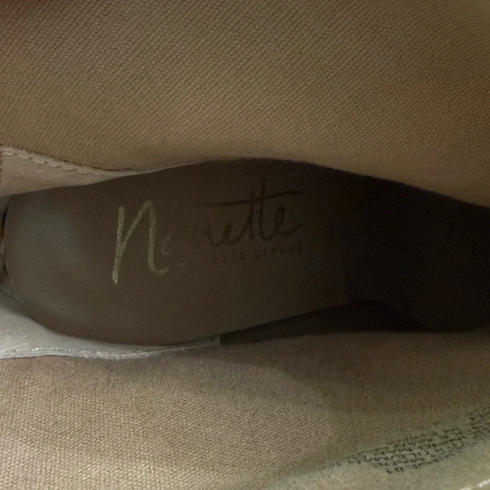 NEW Nanette Lepore Light Pink Leather High Heel Boot Back Zip Cowgirl Size 7.5 - Picture 3 of 5